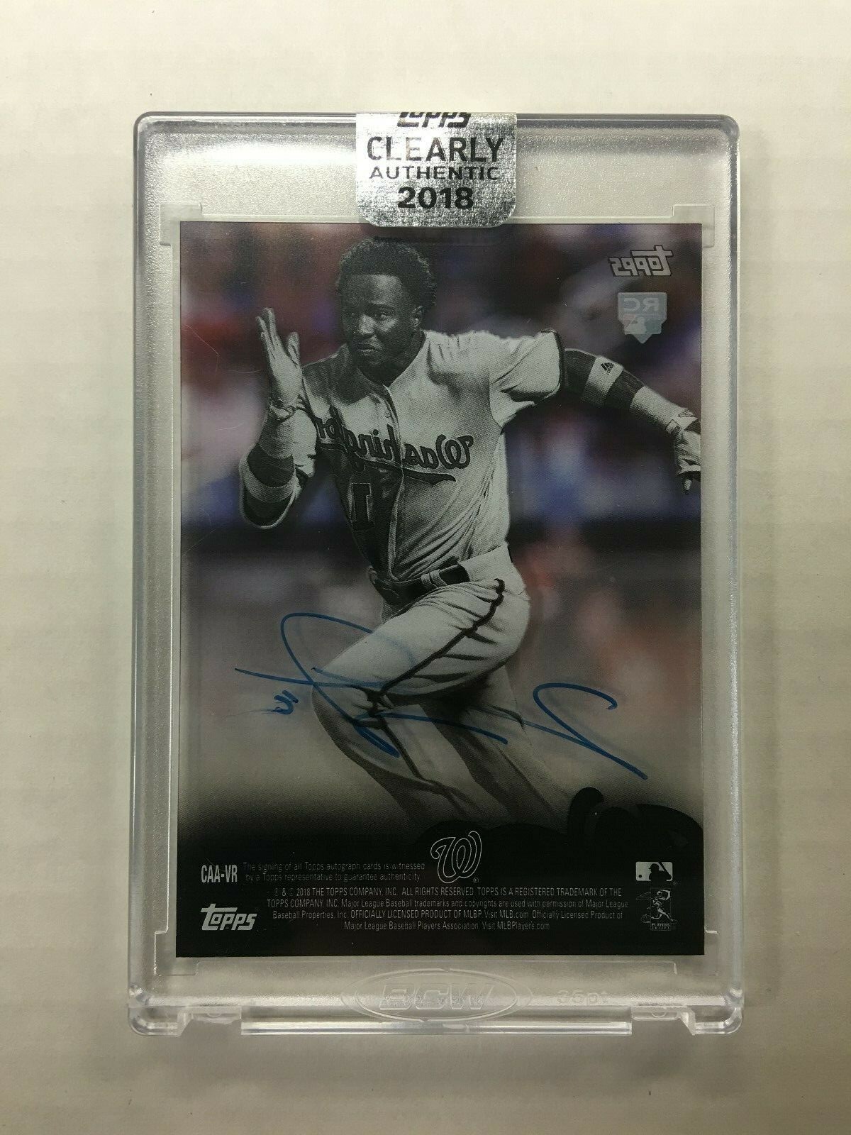 2018 Topps Clearly Authentic Autographs #CAAVR Victor Robles RC