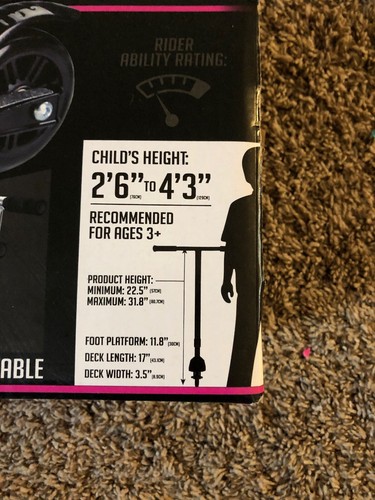 Madd Gear Scooter VX7 Nitro Pink/Black Pro Kick Stunt Complete MGP