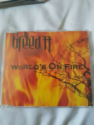 BREED 77  -  'WORLD'S ON FIRE'  CD SINGLE nu metal2.