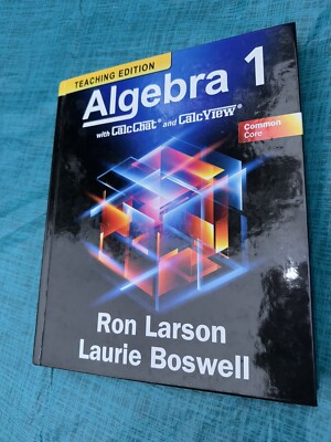 Big Ideas Learning Common Core Algebra 1 with CalcChat CalcView Teacher s Ed