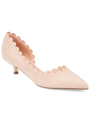 

JOURNEE COLLECTION Женские бежевые туфли без шнуровки Taavi  в стиле Dorsay Style, Бежевый, TAAVI-PUMP