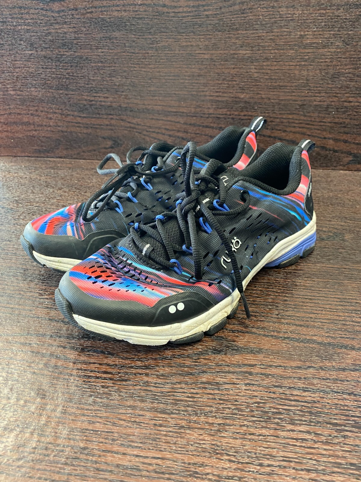Ryka Vivid RZX Women's Black Mesh & Faux Leather Toe Running Shoes Size US 7.5