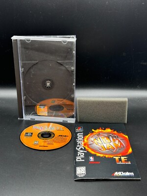NBA Jam T.E. Edition Sony PlayStation PS1 Long Box CIB Complete W/ Reg Card