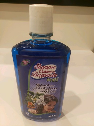 SHAMPOO ORGANICO BERGAMOTA PLUS REFORZADO CON ARGAN Y KERATINA 100% NATURAL