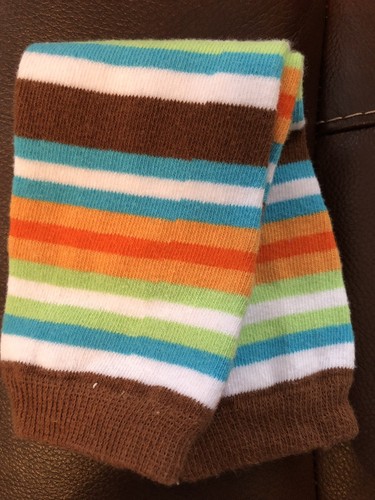 Lot of 5 Pairs Baby Leg Warmers, Stripes