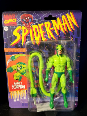Marvel Legends Spider-Man Retro Scorpion 6  Action Figure -- New!