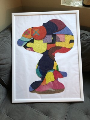 Kaws No One S Home Puzzle Snoopy Ngv Exclusive Completed Framed 26 X 34 のebay公認海外通販 セカイモン