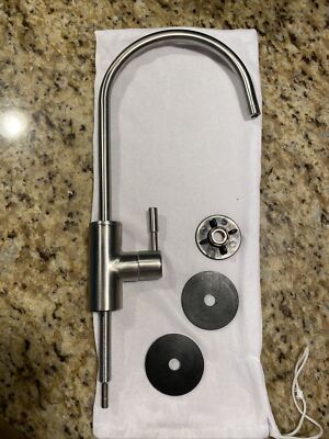 iSpring GA1-B Lead-Free Contemporary Drinking Water Faucet High Spout Chrome