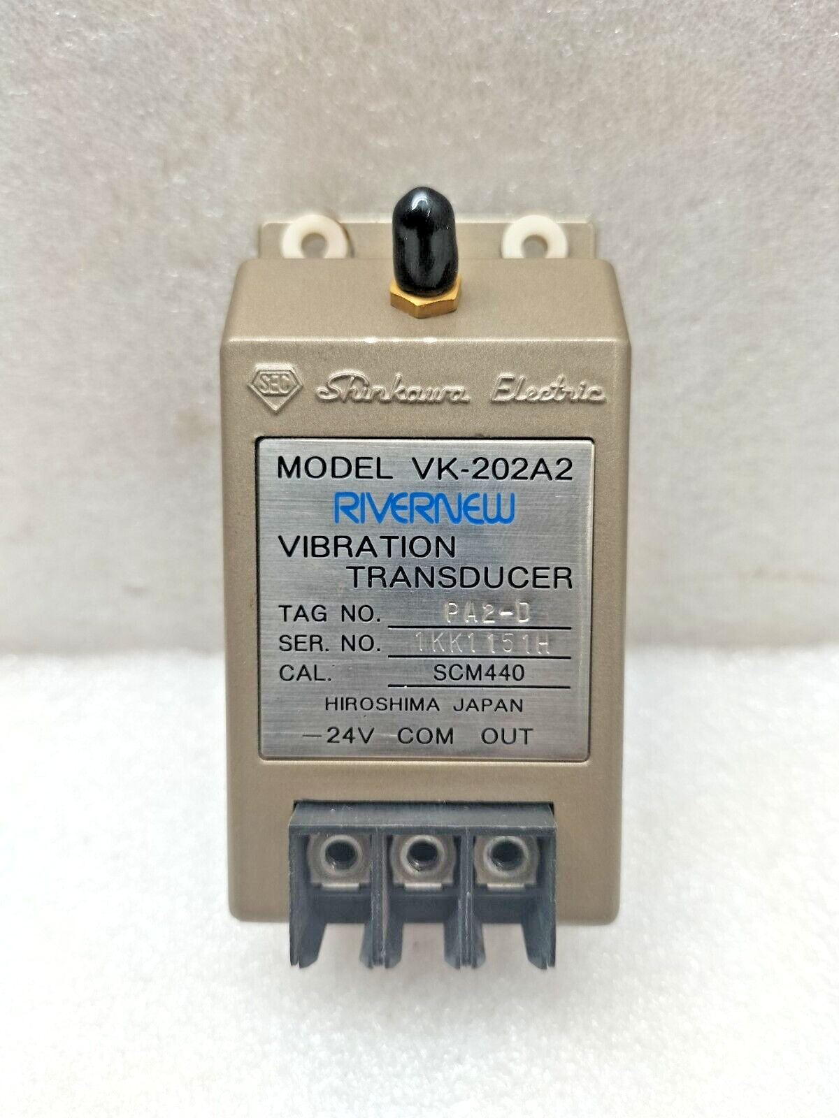 SHINKAWA ELECTRIC VK-202A2 VIBRATION TRANSDUCER | eBay SHINKAWA ELECTRIC VK-202A2 VIBRATION TRANSDUCER | eBay