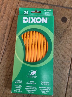 24 Dixon Pencils 12024 No. 2  #2 HB Made From Real Wood Vintage Non-Rainforest