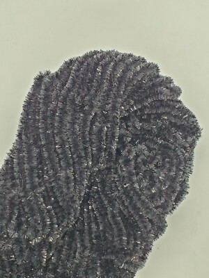 ANTHRACITE BLACK New Age Chenille 5 Yard Pack Fly & Jig Tying