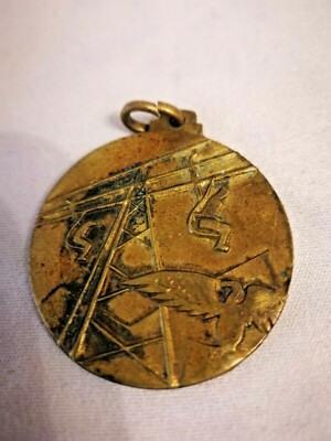 vecchia medaglia 3° ALPINI Sez. Pinerolo 1960 PRALY VAL GERMANASCA TO D 32 mm
