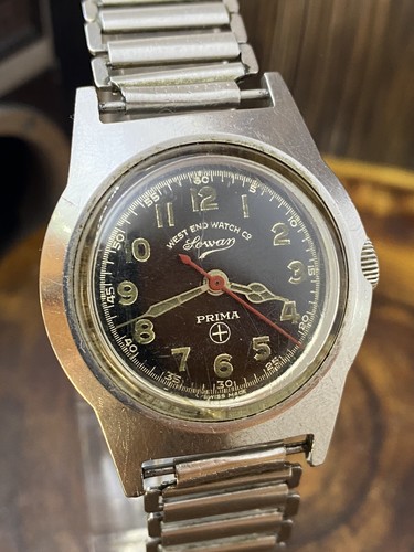 VintageM WEST END WATCH PRIMA Sowar 英軍官有 West End Watch Co Sowar Prima H 3386 Manual Winding Military