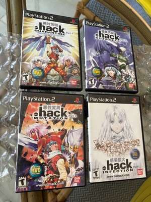 .Hack Dot Hack Set Saga 1 2 3 4 Quarantine Playstation 2 NTSC USA Complete Rare