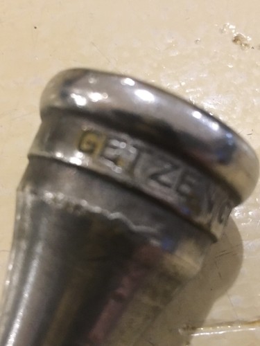 Vintage Getzen Trumpet Mouthpiece Elkhorn Wis