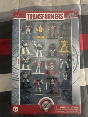 Jada Toys Transformers Nano Metalfigs 18 Piece Diecast Figures Series 1 NEW