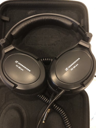 Sennheiser HD 380 PRO Headband Headphones - Black