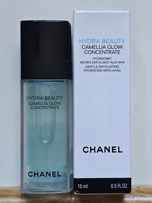 Chanel Hydra Beauty CAMELLIA GLOW CONCENTRATE Gentle Exfoliating Hydration