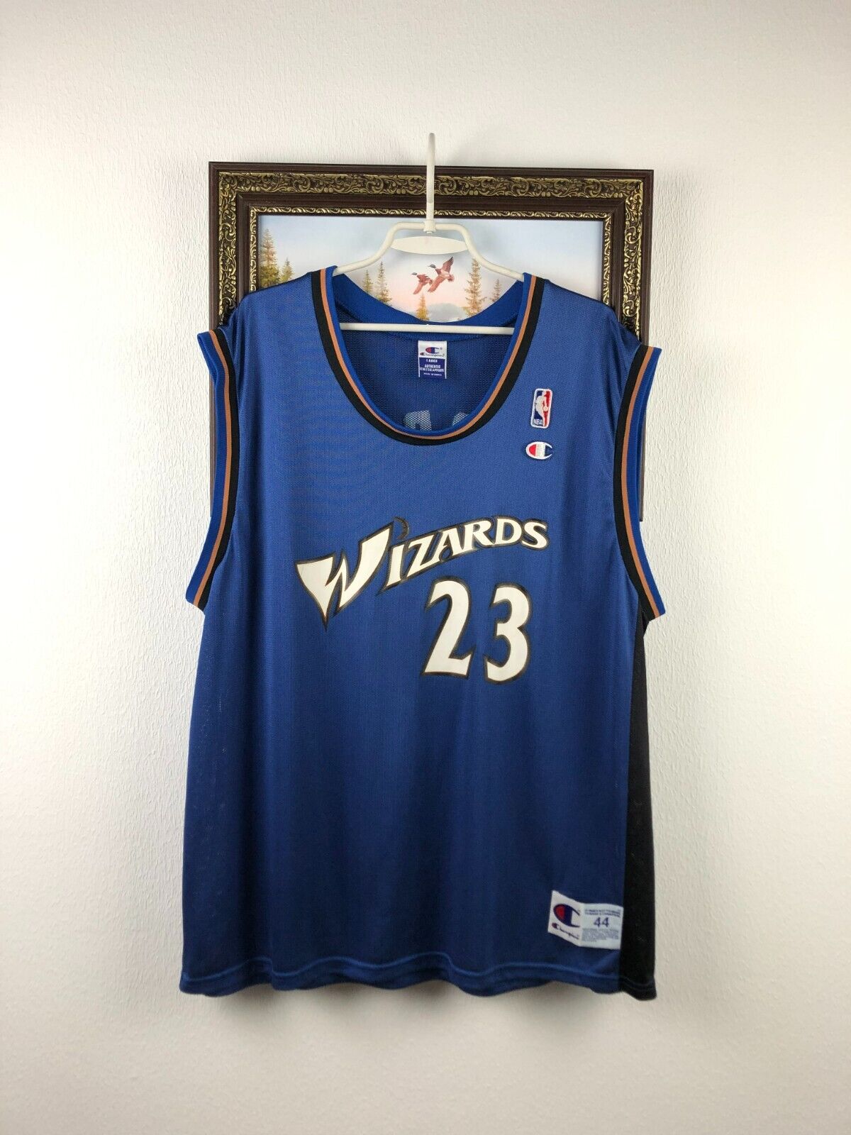 Vintage Champion Michael Jordan Washington Wizards #23 Vintage Champion Michael Jordan Washington Wizards #23