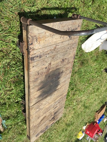 Faribault MN Nutting Railroad Baggage Or Lumber Cart Rock Solid