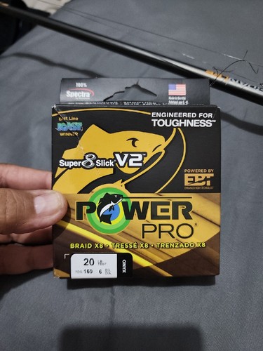 【J】 Power Pro Super Slick V2 8-Strand Braided Line 150-300yd All
