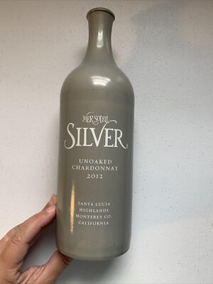 Mer Soleil Silver Unoaked Chardonnay 2012 Ceramic Wine Bottle 750ml Saint Lucia