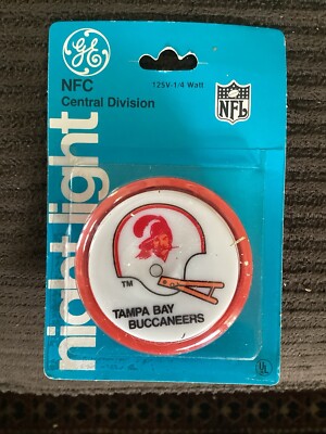 1979 GE Tampa Bay Buccaneers Night Light Old Logo Mint Never Opened Rare