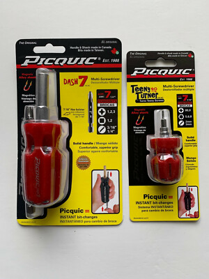 PICQUIC DASH 7 / TEENY TURNER Screwdrivers - Bright Red