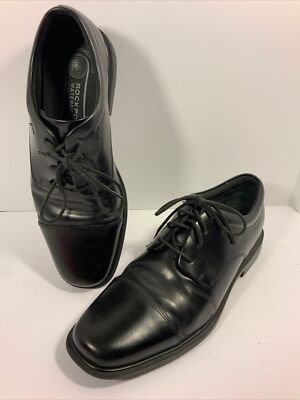 Купить rockport mens ellingwood black cap toe lace up oxford  display picture 2