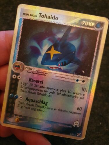 Holo Pokemon Team Aquas Tohaido 595 2005 Karte EX Team Magma vs Team Aqua rare