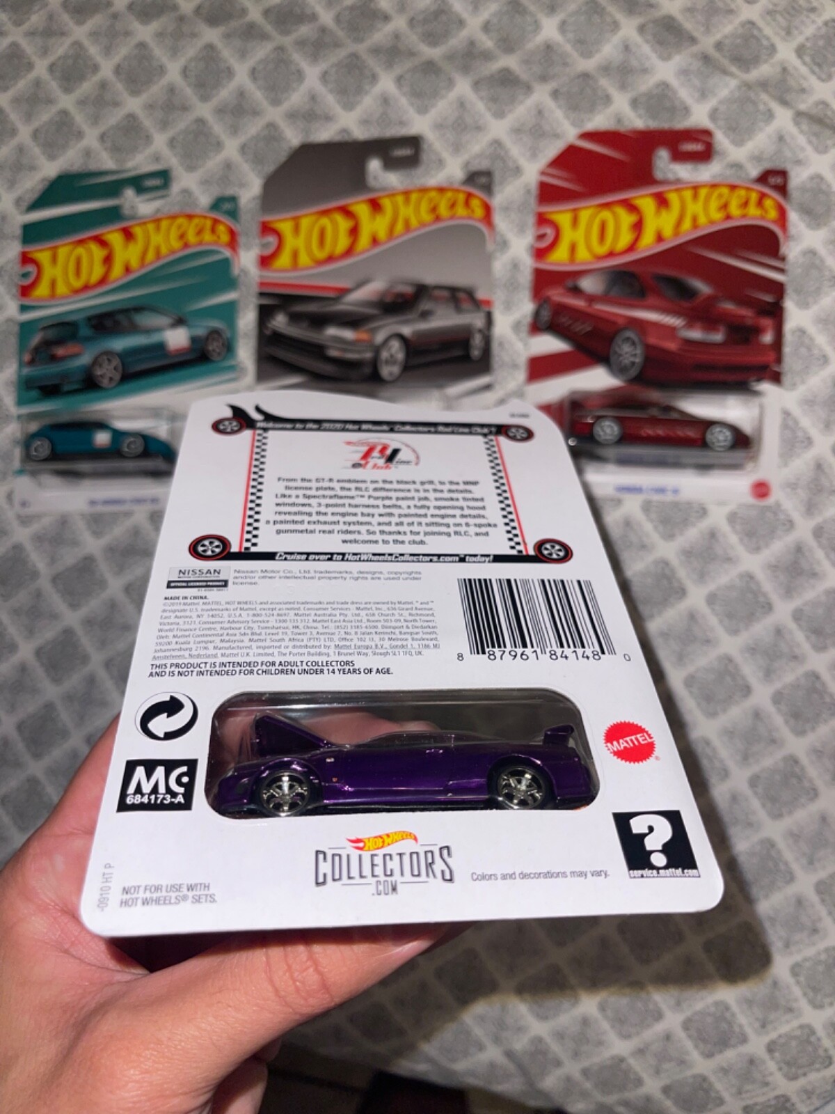 Hot Wheels rlc Skyline GT-R purple