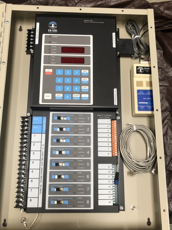 EN-LOG FACILITY AUTOMATION SYSTEM MODEL 3000 COMES WITH 2 KEYS