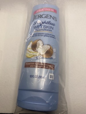 Jergens Weightless Wet Skin Body Moisturizer 10oz NEW