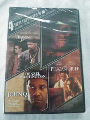 Denzel Washington Col.: 4 Film Favorites (DVD 2011, 4-Disc Set W/S) NEW F-Ship!!