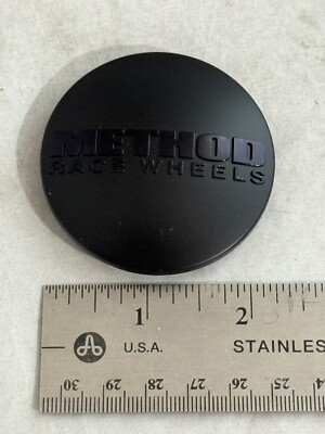 NEW Method Race Wheels Rim Hub Cover Matte Flat Black Center Cap 3004K59 MR502-A