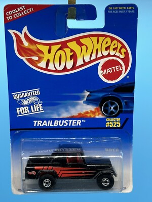 Hot Wheels Trailbuster Pickup Truck Die Cast 1996 #525 NEW on Card  Mattel