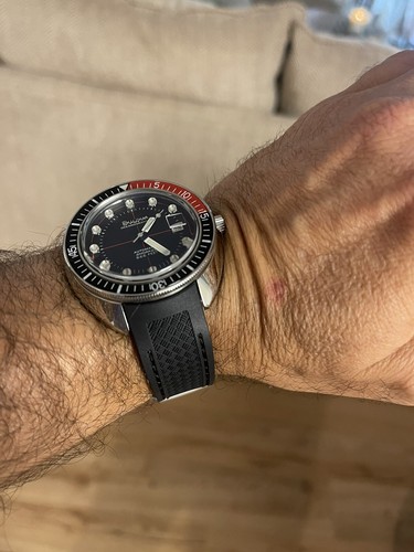 BULOVA black strap 19mm 96B350 96B343 96B344 Oceanographer