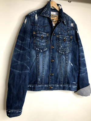 True religion hotsell jean jacket mens