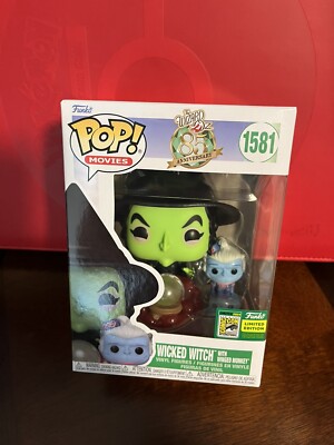 Funko SDCC 2024 Wicked Witch 1581 Limited Edition OFFICIAL CON STICKER!