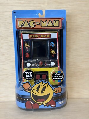 Basic Fun Arcade Classics Pac-Man Color LCD Retro Mini Arcade Game, Yellow