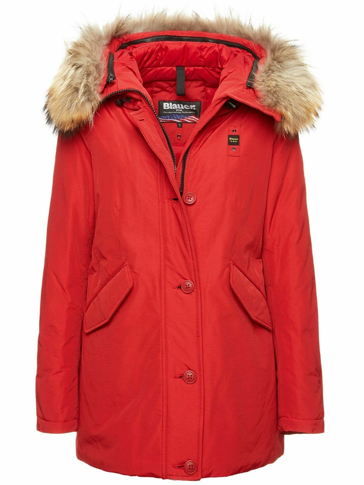 blauer donna parka