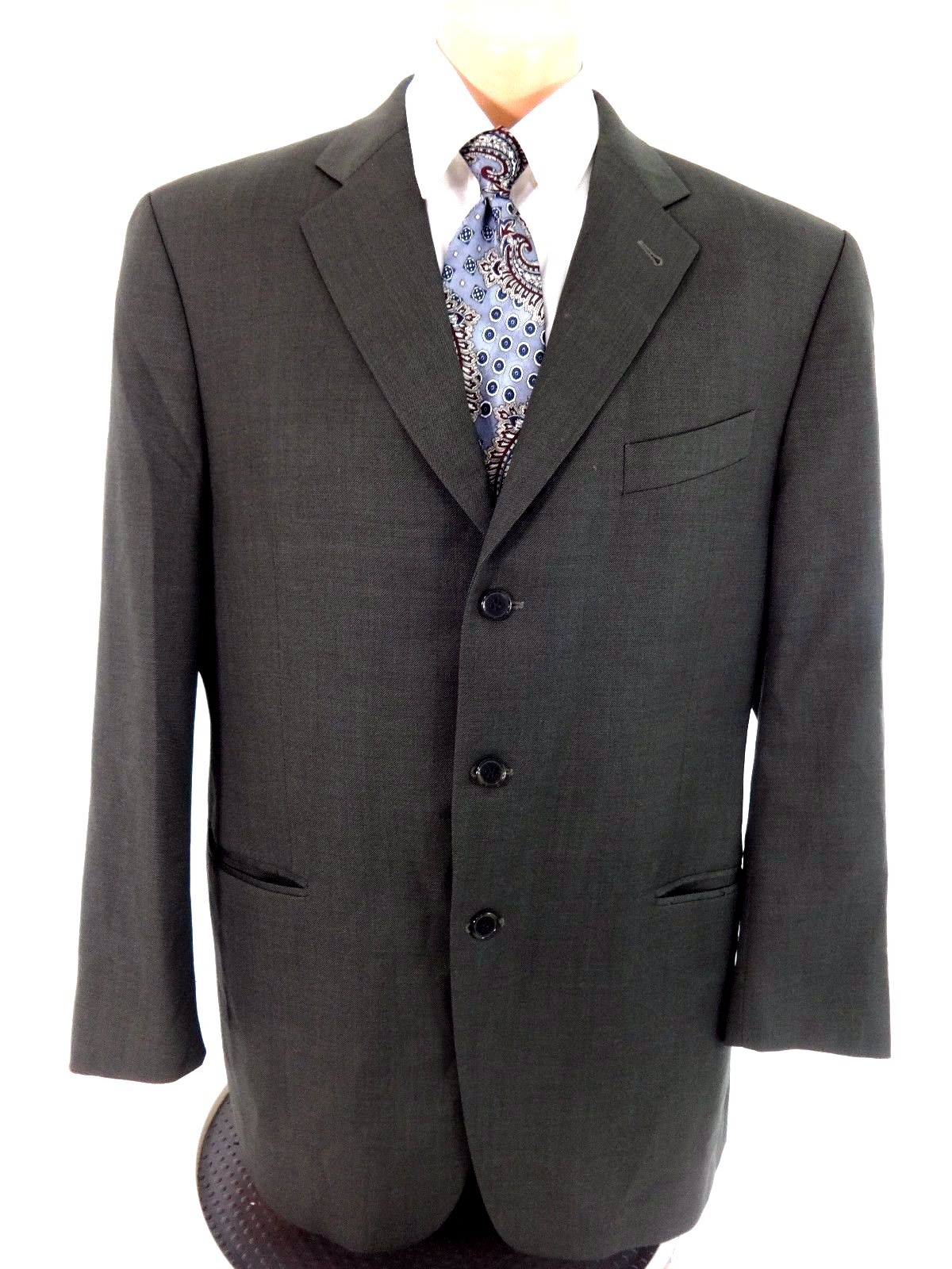 JOSEPH ABBOUD NORDSTROM MENS OLIVE GREEN SUIT JACKET SPORT COAT SIZE