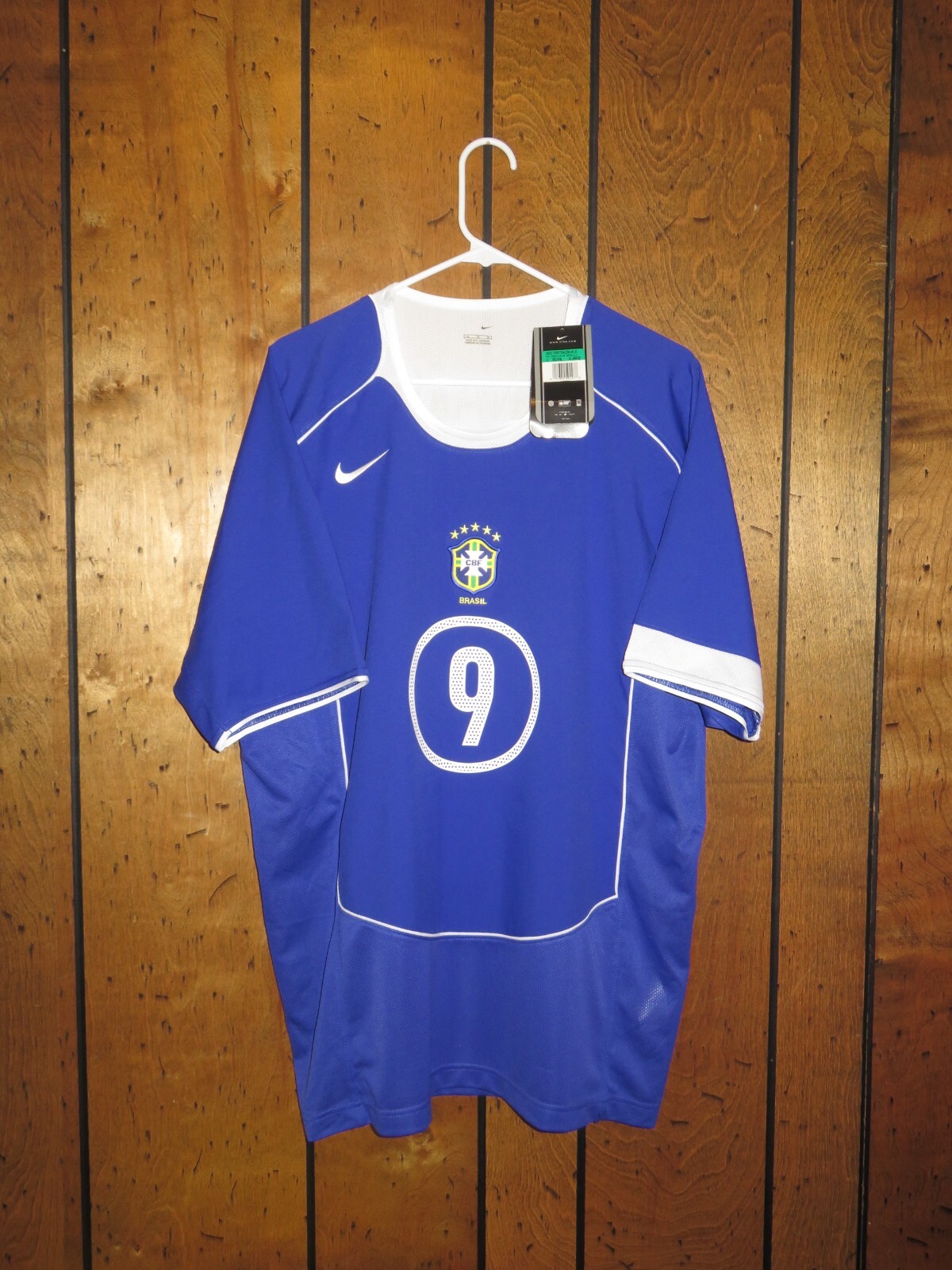 Nike 2004 2006 Brazil Ronaldo Authentic Soccer Jersey Kit