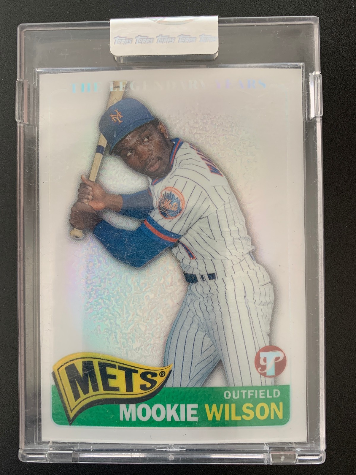 2005 Topps Pristine Legends Uncirculated Refractor #83 Mookie Wilson /549
