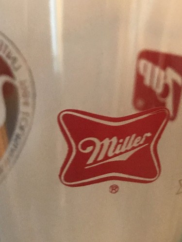 4 Miller Beer Philip Morris 7 UP 1984 Louisiana World Exposition Stemmed Glass