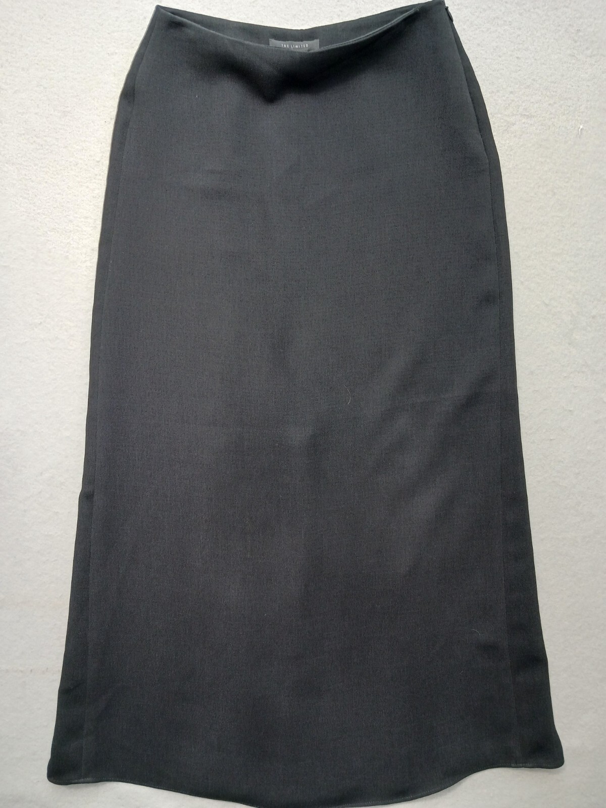 The Limited Women's Maxi Size 2 Skirt Black Polyester A-Line Career Formal