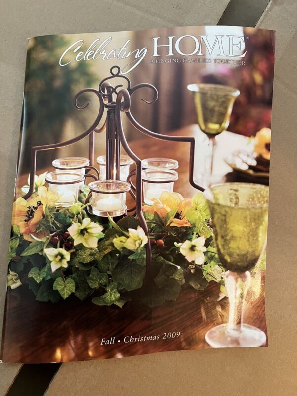 Celebrating Home Collection Catalog Book 2009 Fall/Christmas NEW w/FREE Shipping
