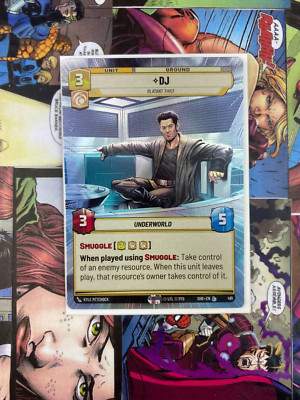 Star Wars Unlimited TCG: ''DJ'' HYPERSPACE FOIL Shadows of the Galaxy LEGENDARY