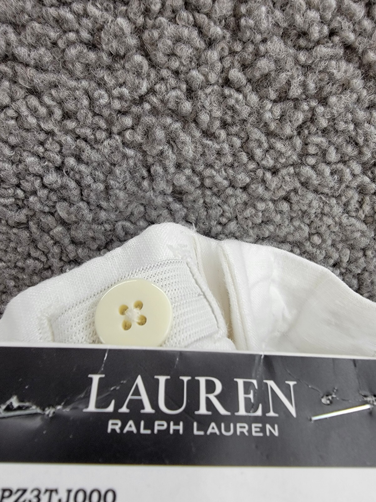 Lauren Ralph Lauren Straight Leg Linen Dress Pants Little Boys' 5/22.5'' White - Picture 16 of 17