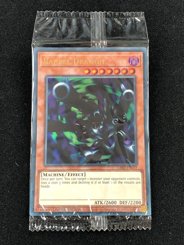 YUGIOH BARREL DRAGON LART-EN037 SEALED ULTRA RARE! | eBay